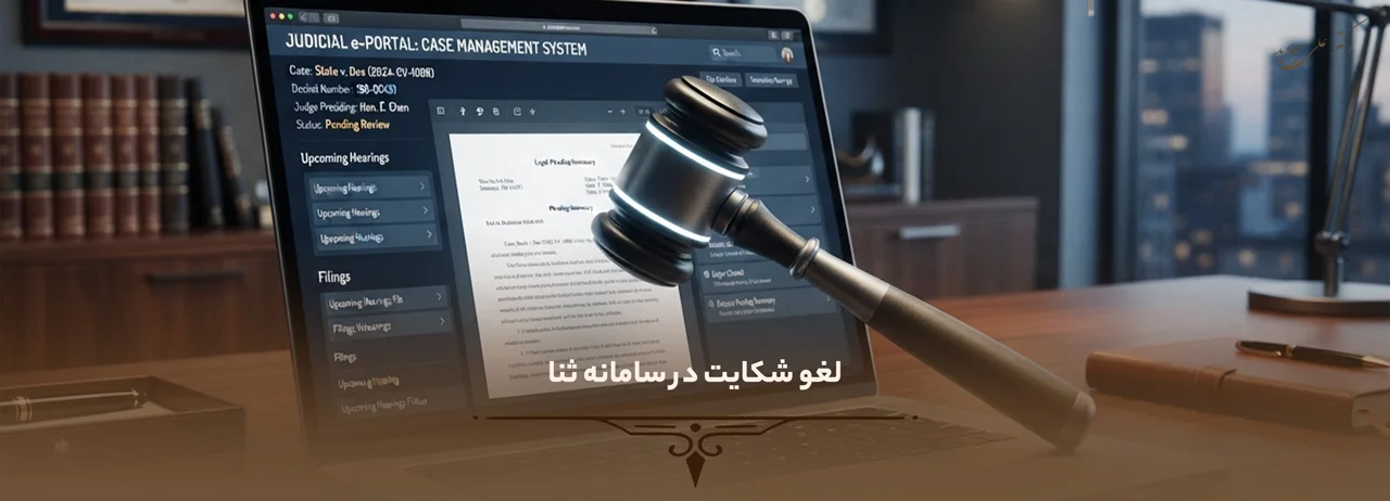 لغو شکایت در سامانه ثنا 