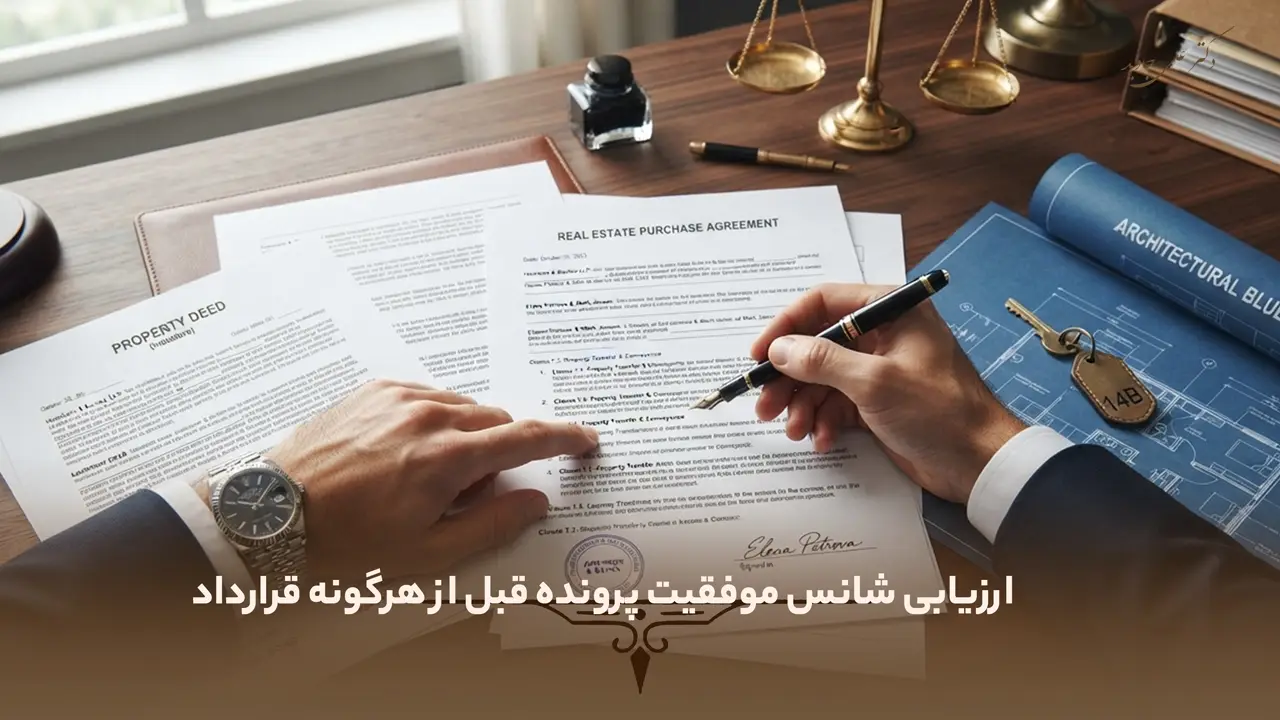 ارزیابی شانس موفقیت پرونده قبل از هرگونه قرارداد