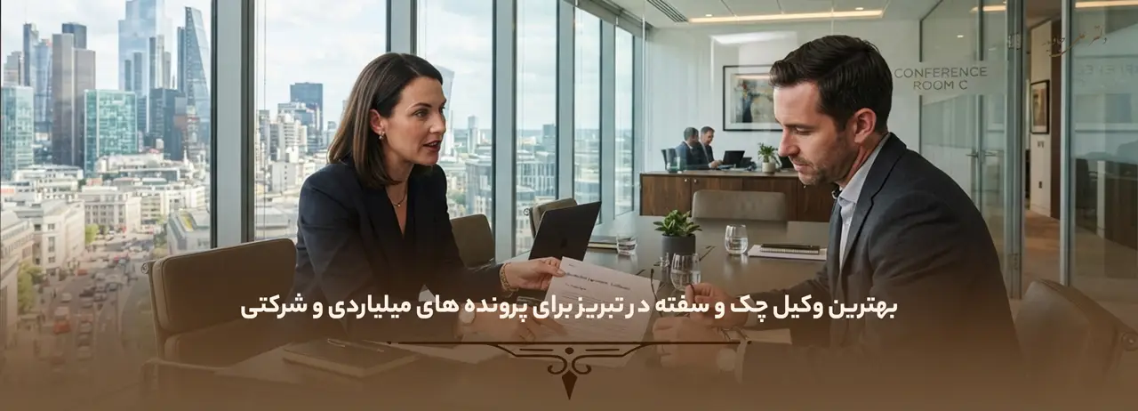 بهترین وکیل چک و سفته در تبریز برای پرونده های میلیاردی و شرکتی