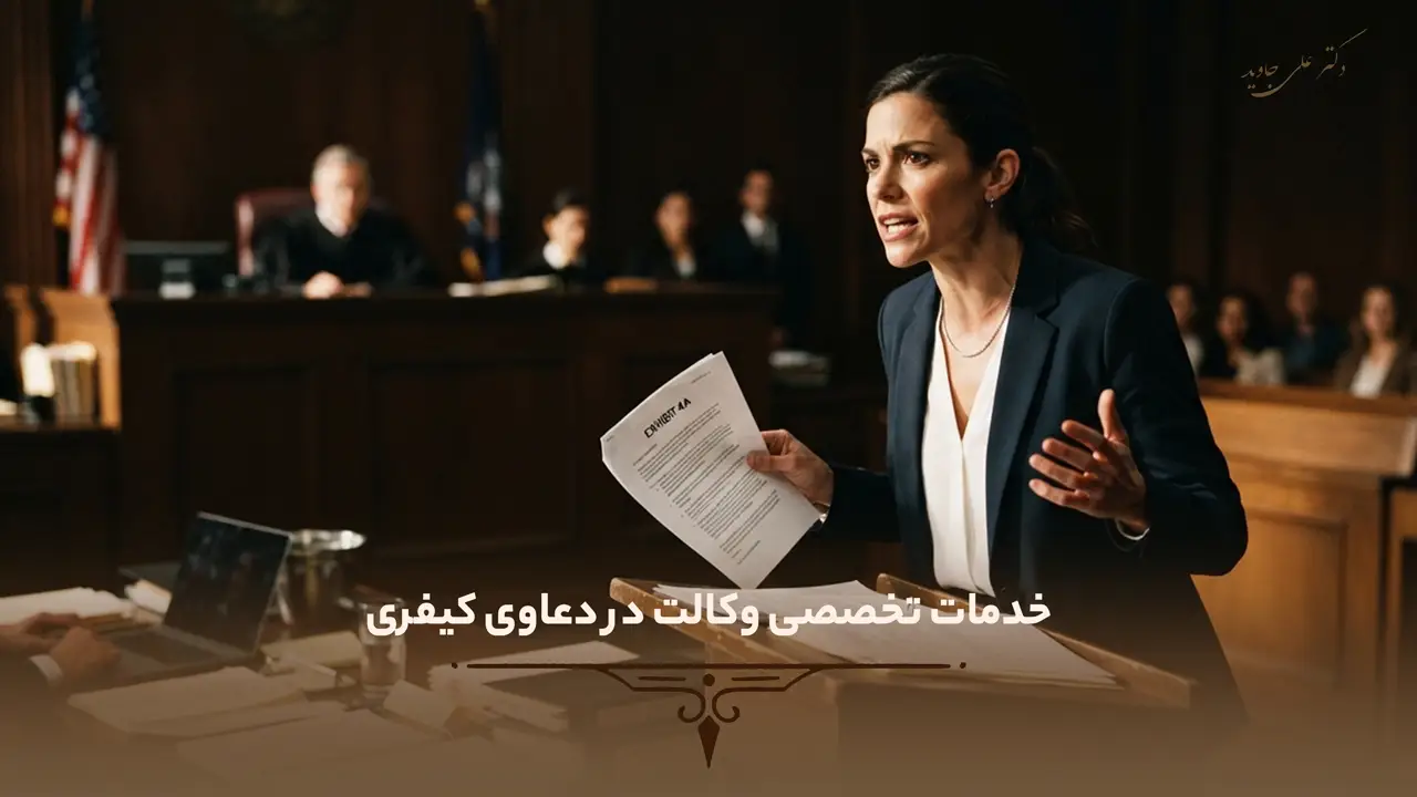 خدمات تخصصی وکالت در دعاوی کیفری